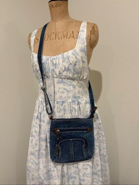 Casual Denim Crossbody Bag